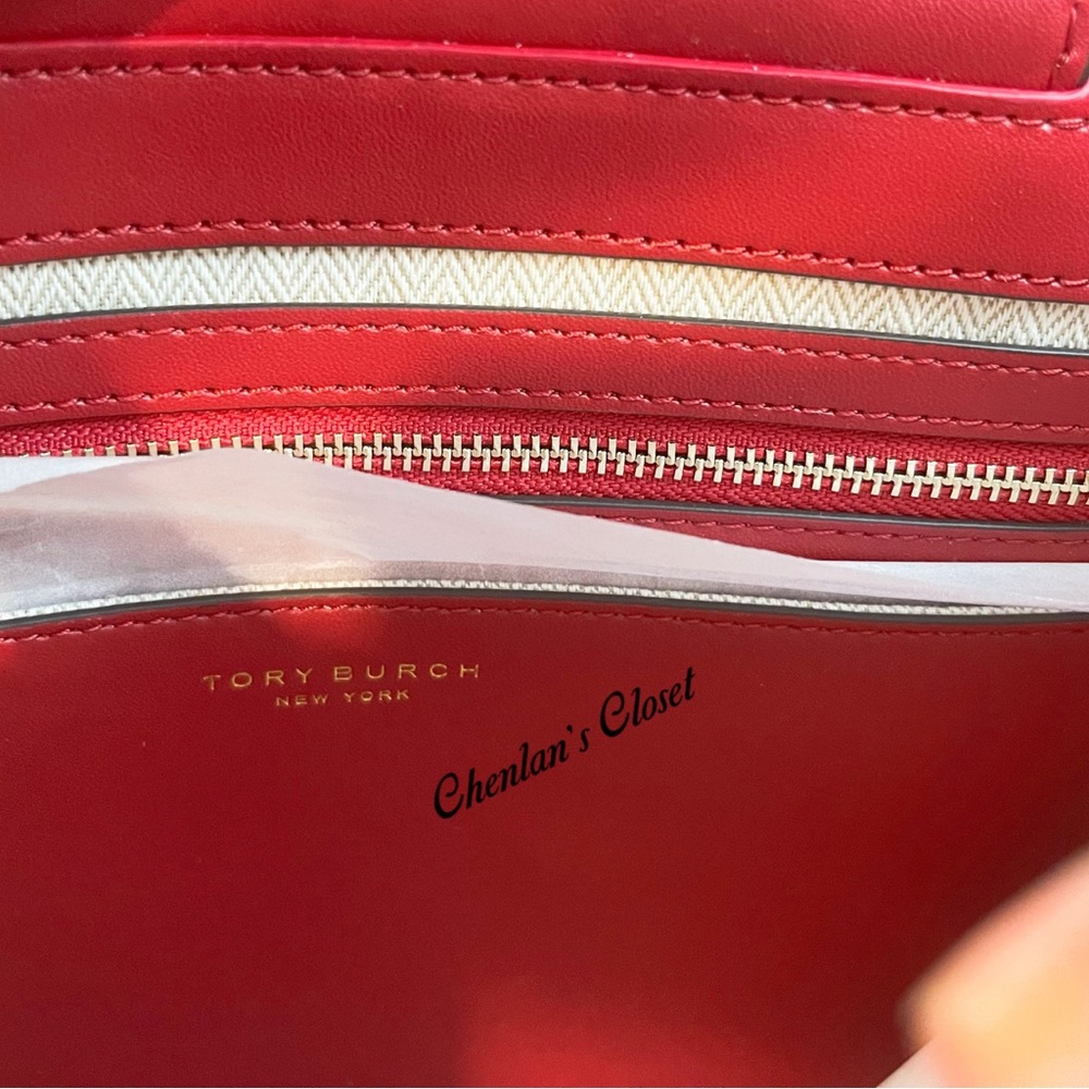 🔥NeW! $598 Tory Burch Britten Satchel - Picture 12 of 14